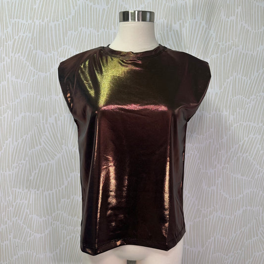 Metallic top-Brown