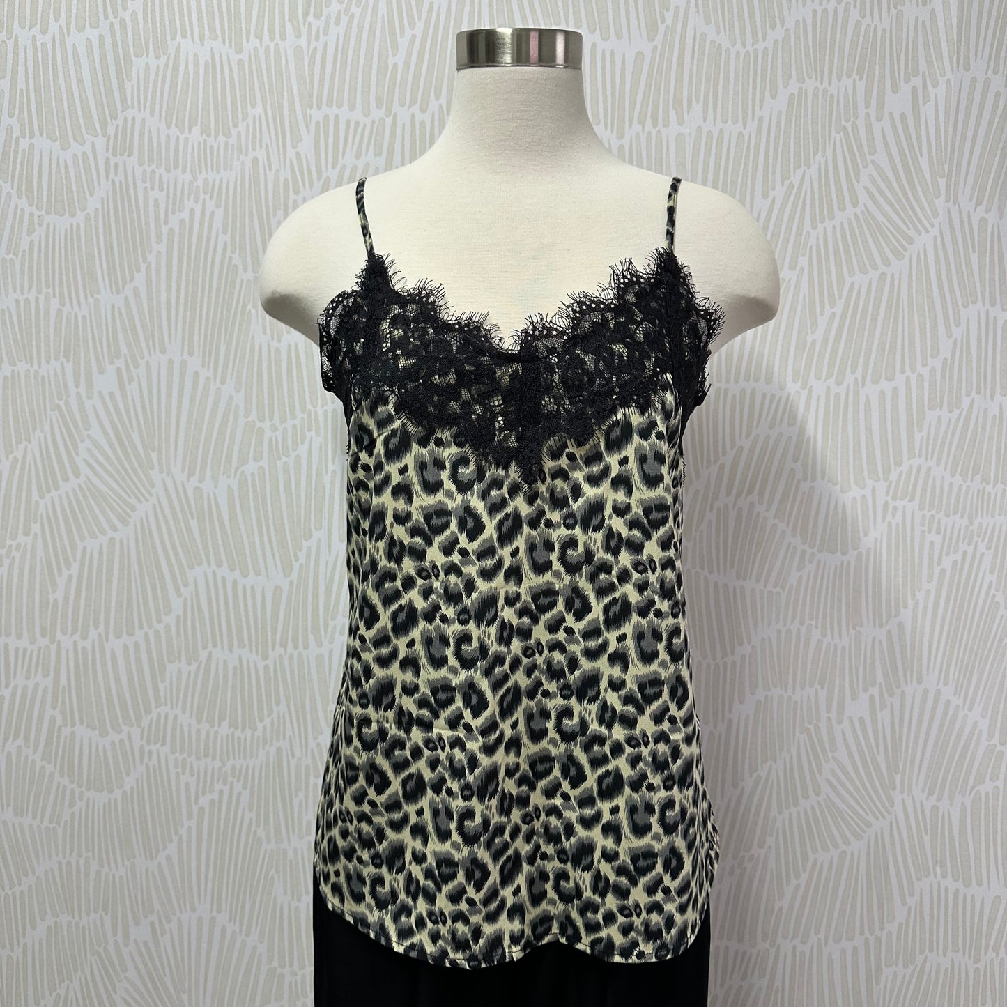 Lace leopard top