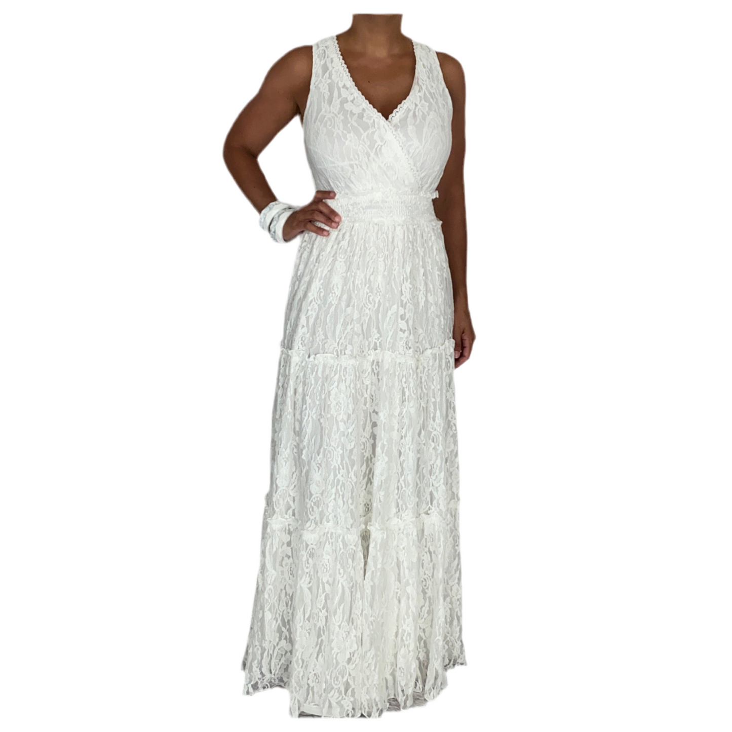 Lace maxi dress