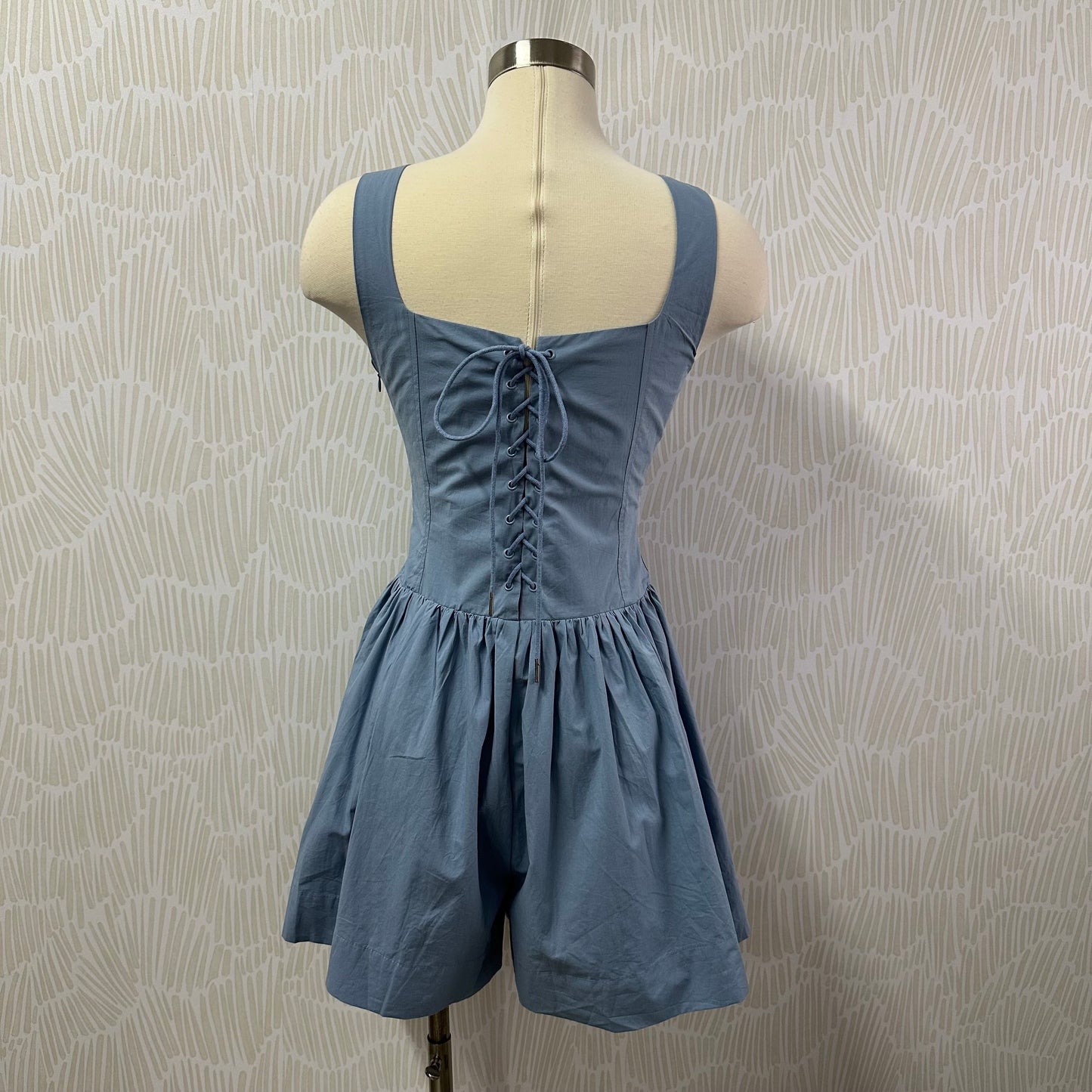 Corset style romper- Blue