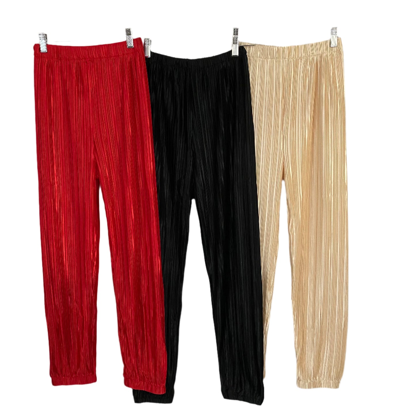 Pleated joggers