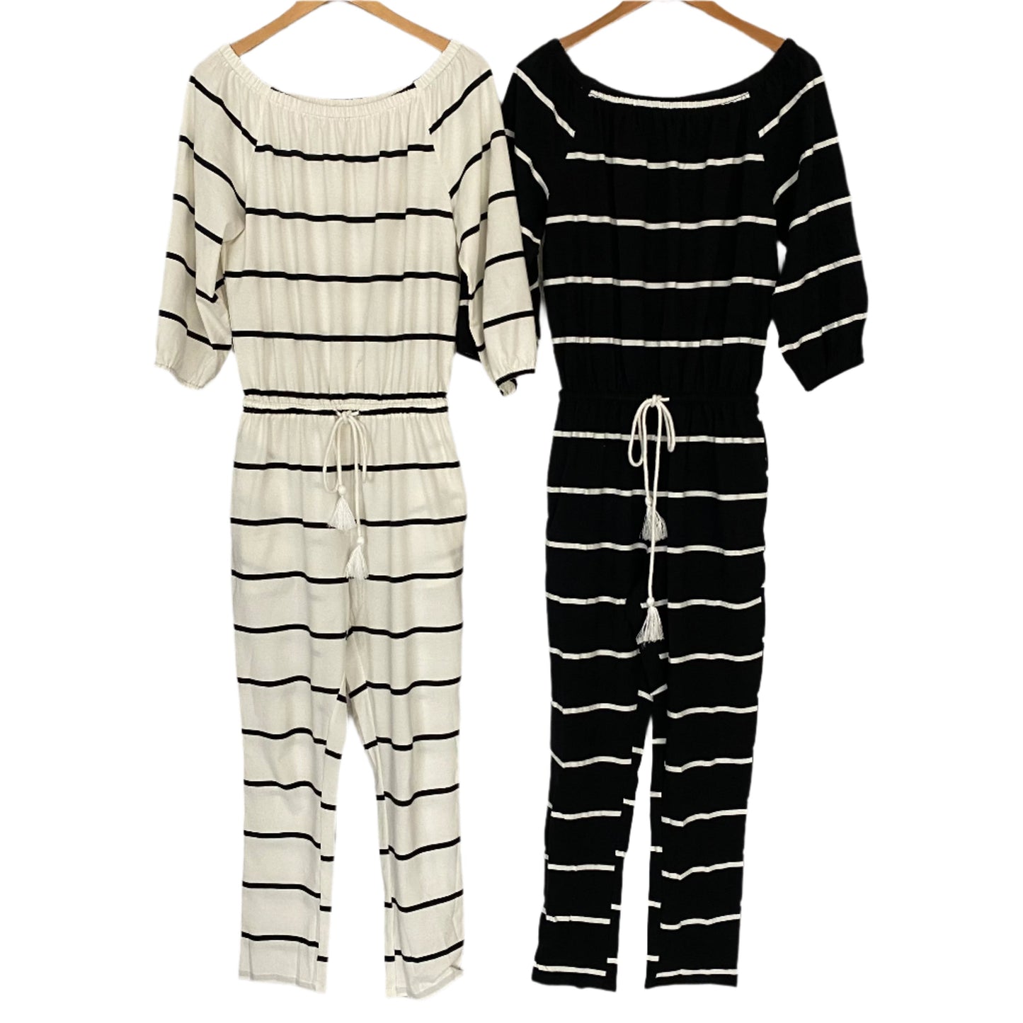 Striped jumpsuit